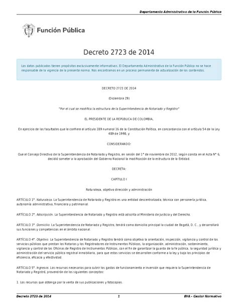 decreto 2723 de 2014 pdf