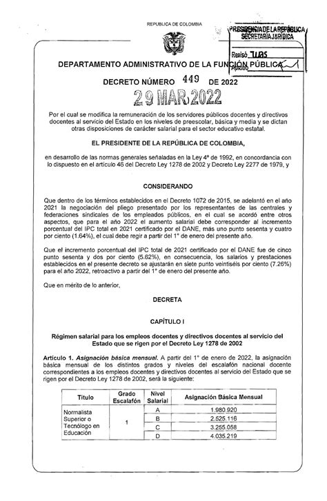 decreto 29 de 2022