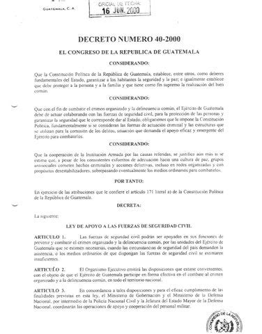 decreto 40/2000 de 15 de marzo pdf