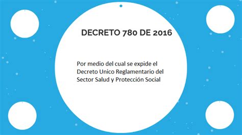 decreto 780 de 2016 icbf
