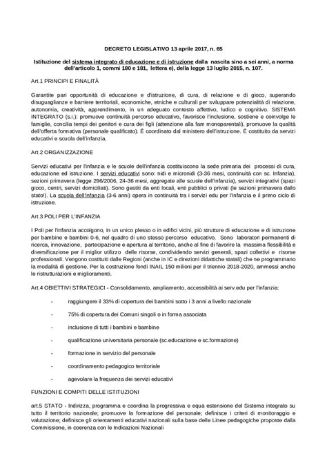 decreto legislativo 13 aprile 2017