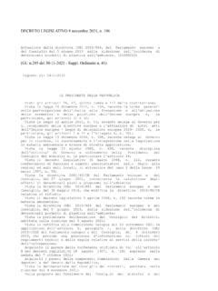 decreto legislativo 8 novembre 2021 n. 196