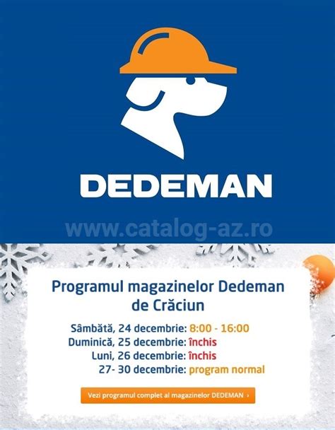 dedeman program prelungirea ghencea