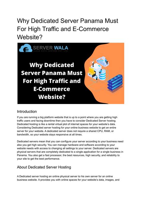 Dedicated Server in Panama: Your Definitive Guide to Unlocking High Performance and Strategic Advantage