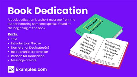 Dedication Examples For Books