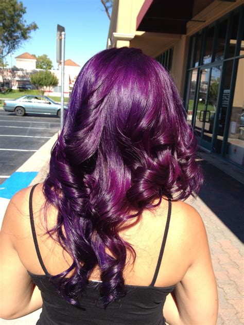 Deep purple hair color Purple hair Hair Style Purple hair, Deep