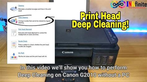 deep cleaning printer