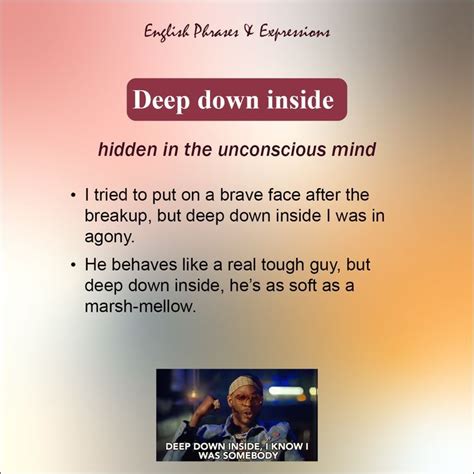 deep down meaning in urdu with example