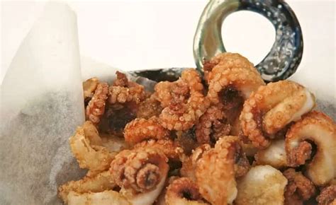 Deep Fried Small Octopus