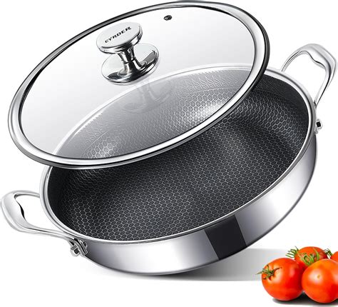 Deep Fry Pan With Two Handles
