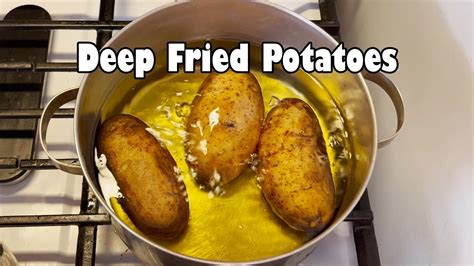 Deep Fry Raw Potatoes