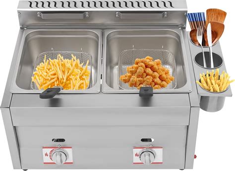 Deep Fryer With Attached Lid