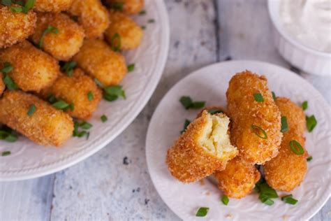 Deep Frying Potato Croquettes