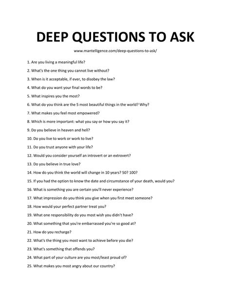 deep fun questions to ask