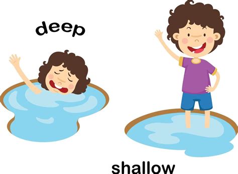 deep opposite word shallow
