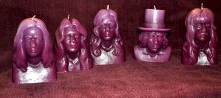 deep purple burn candles