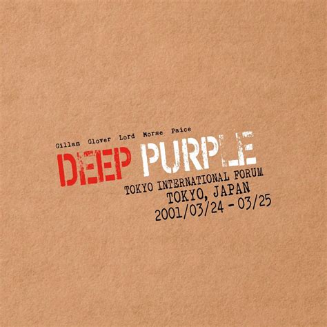 deep purple live in tokyo