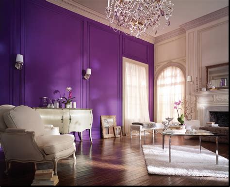 deep purple wall color