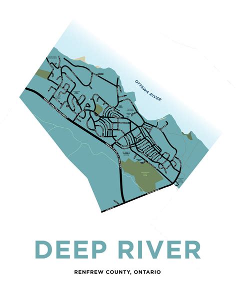 Deep River Map Geo