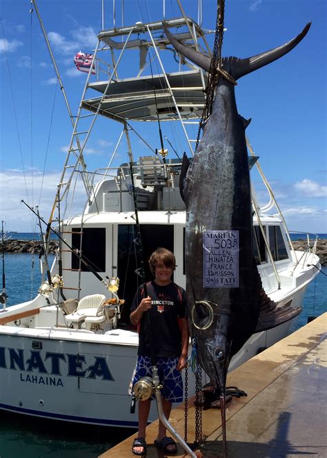 deep sea fishing trip in Maui