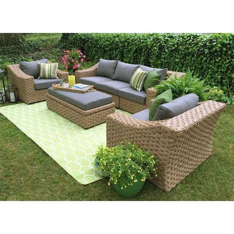 Deep Seating Wicker Patio Set