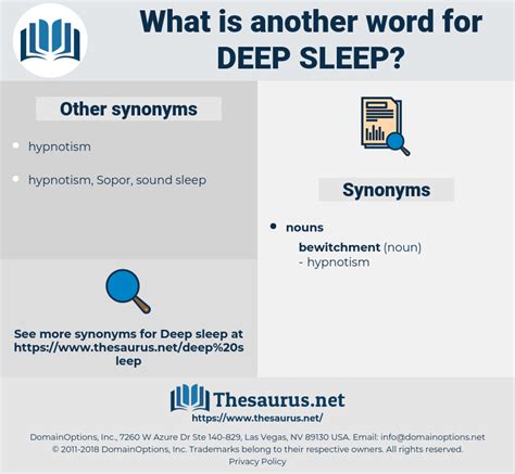 deep sleep synonym