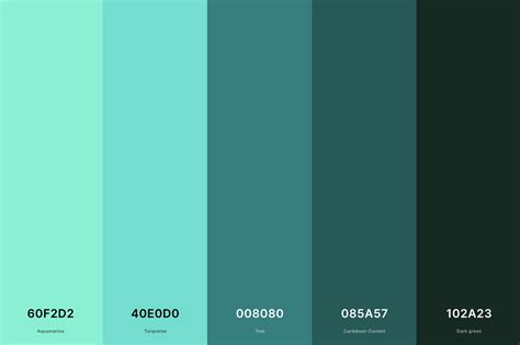 deep turquoise hex code