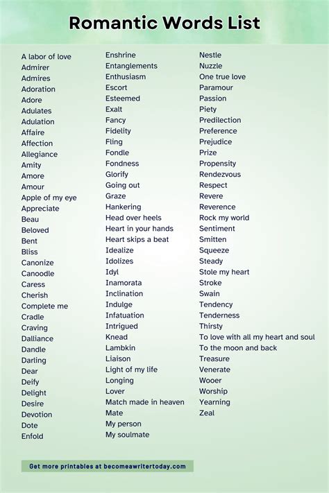 deep words list