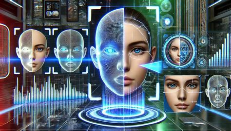 ディープフェイクAI技術のイメージ