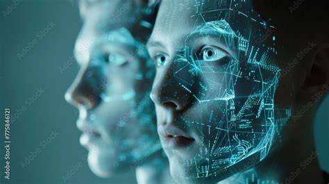 ディープフェイクAI技術のイメージ