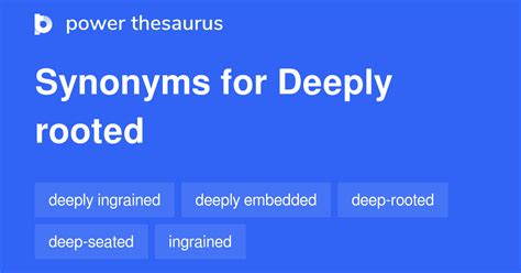 deeply rooted another word