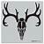 deer skull stencil template