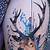deer watercolor tattoo