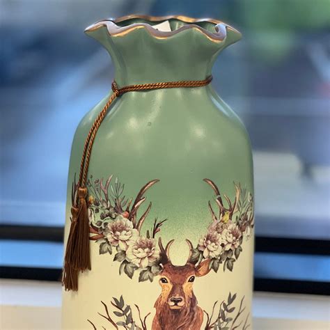 Deer Head Vase