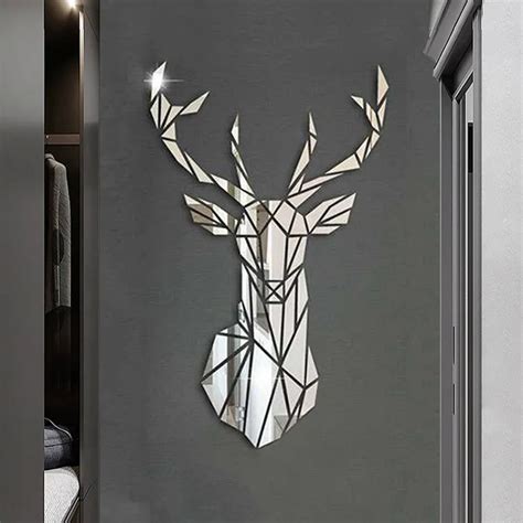 Deer Mirror Wall Art