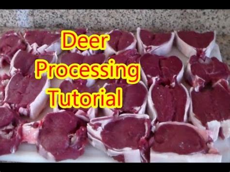 Deer Processing Tutorial