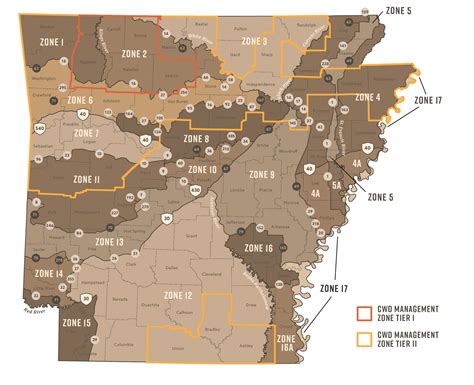 deer zone map for arkansas