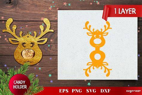 Download deer-candy-holder SVG