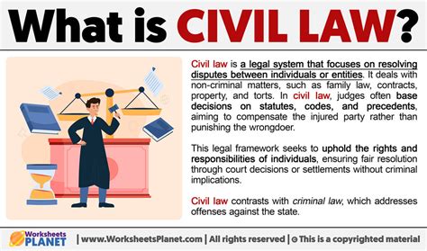 def of civil law