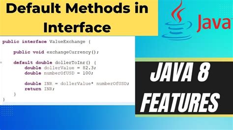 Default Interface Methods Java 8