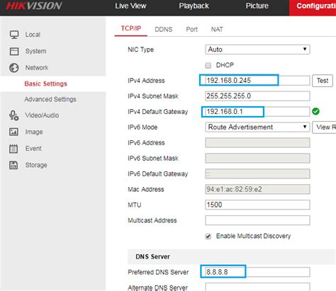 How to change hikvision camera ip address YouTube