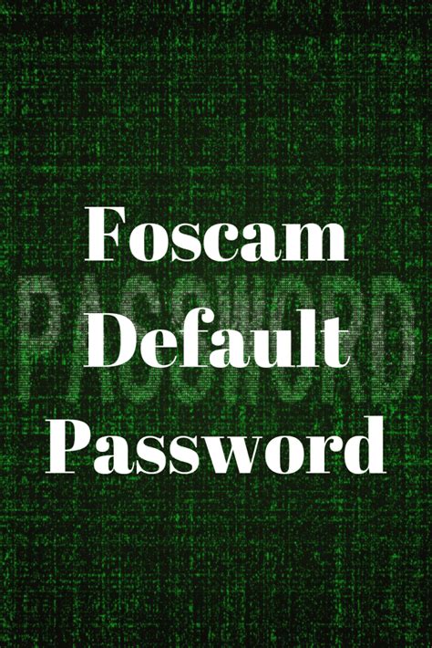 My foscam inloggen