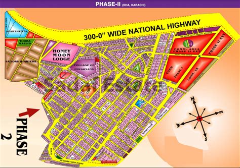 defence karachi location map