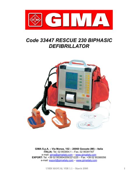 Defibrillator Manual Pdf