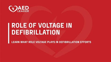 Defibrillator Voltage
