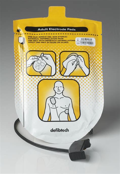 Defibtech AED Pads: Self-Adhesive and Durable