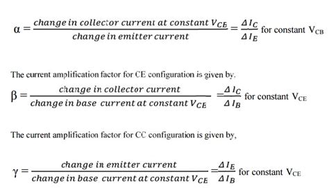 Define Amplification Factor Transistor