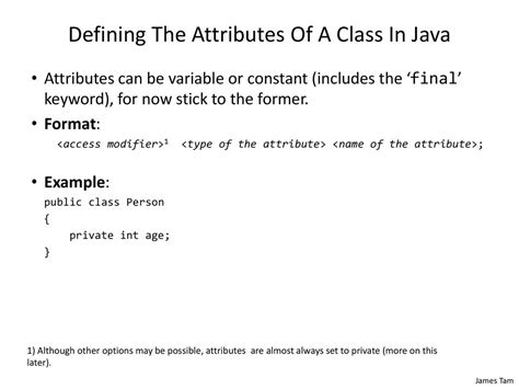 define attribute final in java