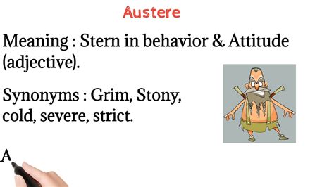 define austere antonym