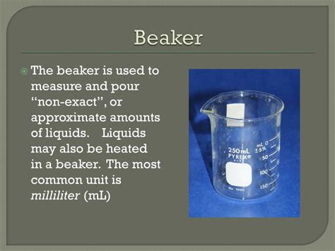 Define Beaker Of Water